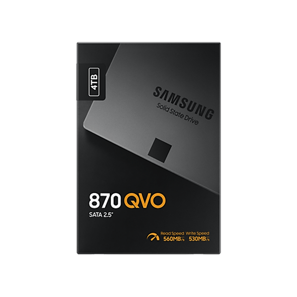 Ổ cứng SSD Samsung 870 Qvo 4Tb (SATA3/ 2.5Inch/ 560MB/s/ 530MB/s)