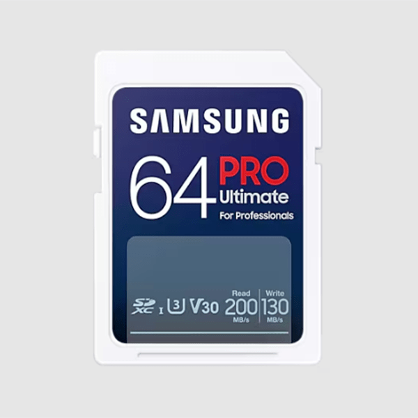 Thẻ nhớ SD Samsung Pro Ultimate SDXC UHS-I 64GB (R/W 200MB/s/ 130MB/s)