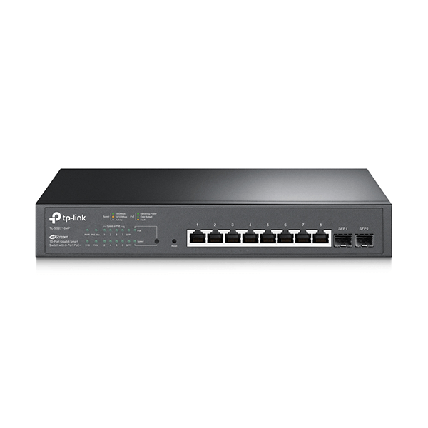 Switch TP-Link TL-SG2210MP JetStream 10 cổng Gigabit với 8 cổng PoE+