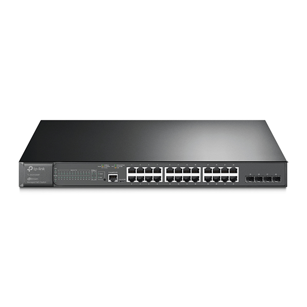 Switch TP-Link TL-SG3428MP JetStream L2 - 28 cổng Gigabit với 24 cổng PoE+