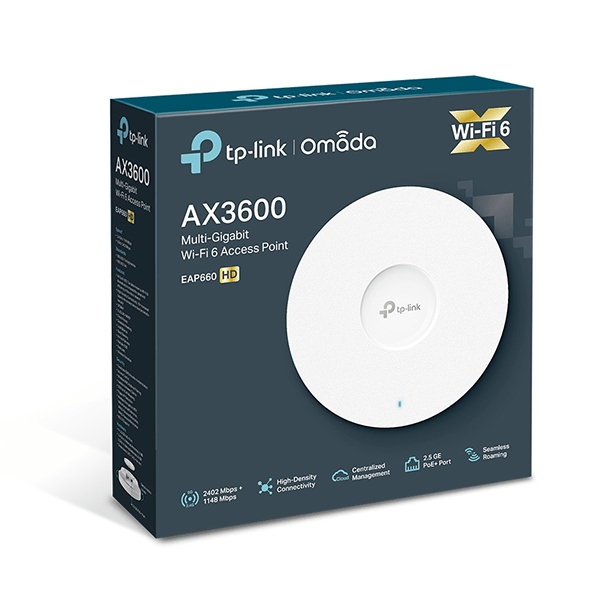 Wifi TP-Link EAP660 HD gắn trần băng tần kép AX3600
