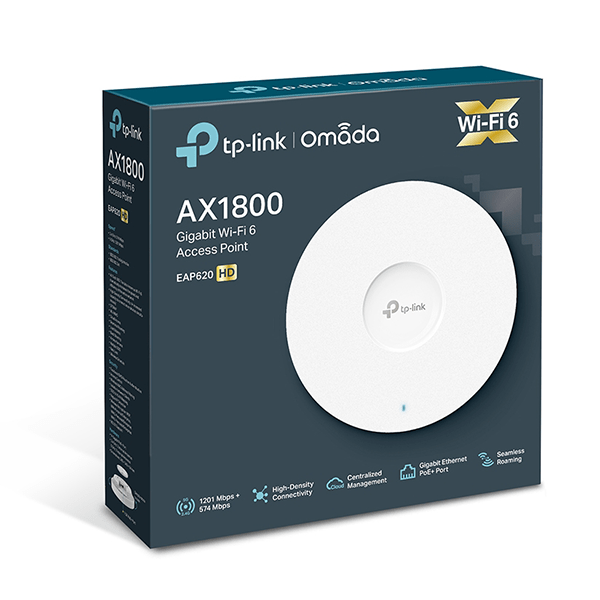 Wifi TP-Link EAP620 HD gắn trần băng tần kép AX1800