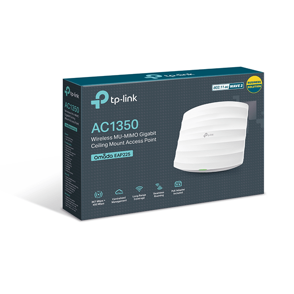Wifi TPLink EAP225 gắn trần Gigabit AC1350 MU-MIMO
