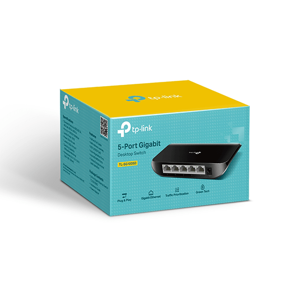 Switch TPLink TL-SG1005D để bàn 5-Cổng Gigabit