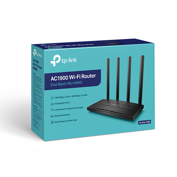 Wifi TPLink Archer C80 MU-MIMO AC1900