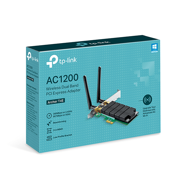 Cạc mạng Wifi TPLink Archer T4E băng tần kép PCI Express AC1200