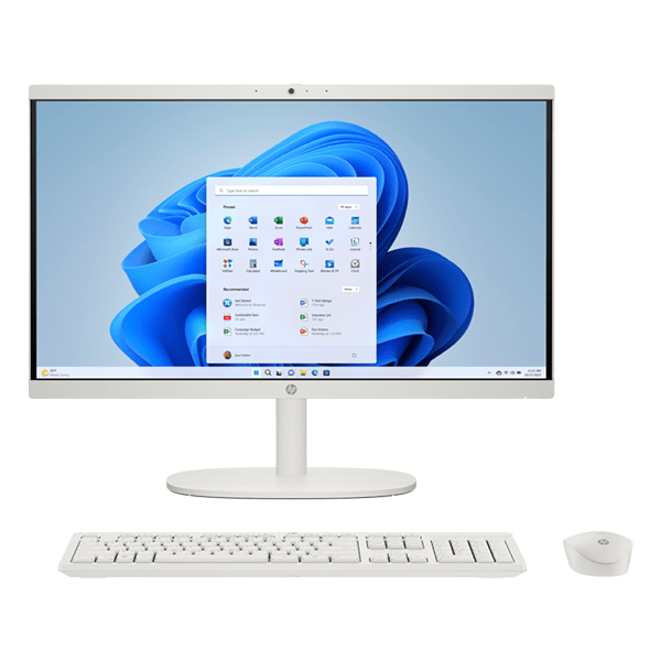 Máy tính AIO HP 22 -dg0017d AY8C5PA (i3 N300/ 8GB/ 256GB SSD/ 21.5inch/ Win11/ White)