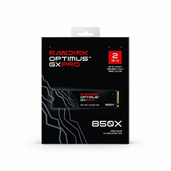 Ổ cứng SSD 2TB SanDisk Optimus GX PRO 850X NVMe (SDSP81200TAN-000E0)