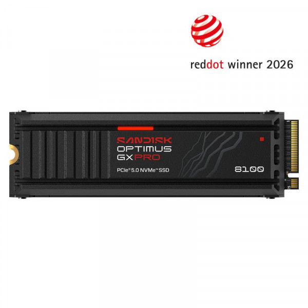 SSD SanDisk Optimus GX PRO 8100 2TB PCIe 5.0 NVMe Heatsink SDSP82200TAH-000E0