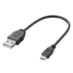 Cáp microUSB ELECOM MPA-AMBCL02BK Black
