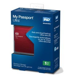 Ổ cứng lắp ngoài Western Digital Ultra 1Tb USB3.0 New- Đỏ