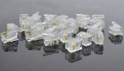 Hạt mạng dây thoại RJ11 ( 100 chiếc/túi)