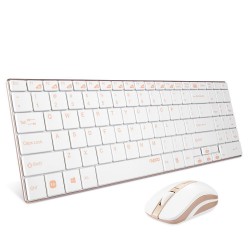 Bộ bàn phím chuột không dây Rapoo 9160 (USB-Wireless, Không dây)
