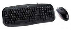 Bộ bàn phím chuột Genius KM-125 (USB, Có dây)