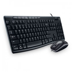 Bộ bàn phím chuột Logitech MK200 (USB, Có dây)