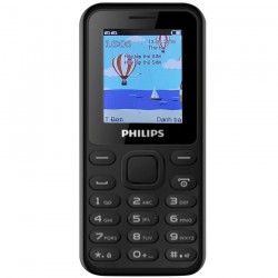 Philips  E105 (Black)- 1.8Inch/ 2 Sim