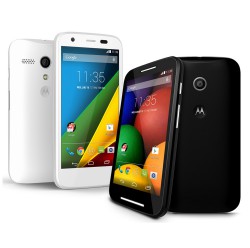 Motorola  Moto E (2nd gen) (Black/White)- 4.5Inch/ 8Gb/ 2 Sim