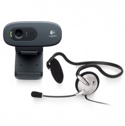 Webcam LOGITECH C270H ( Tai nghe đi kèm)
