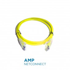PatchCord AMP 1859243-5 Cat5e SL, Yellow, Transparen 5 Ft