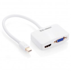 Cáp chuyển Ugreen Mini Displayport sang VGA + HDMI (15cm)