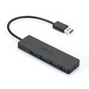 Bộ chia USB 1 ra 4 Vention (USB3.0-Đen) 0.5m