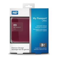 Ổ cứng lắp ngoài Western Digital Ultra 3Tb USB3.0 Đỏ