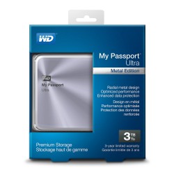 Ổ cứng lắp ngoài Western Digital Ultra Metal 3Tb USB3.0 Bạc