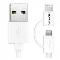 Cáp sạc micro USB  Adata 2 trong 1 Lightning