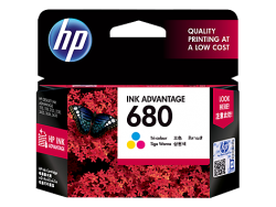 Mực hộp máy in phun HP 680 Tri-color - Dùng cho máy  HP DeskJet Ink Advantage 3635 All-in-One Printer(F5S44B), HP DeskJet Ink Advantage 2135(F5S29B), HP DeskJet Ink Advantage 3835(F5R96B), HP DeskJet Ink Advantage 4535(F0V64B), HP DJ 1115 (F5S21