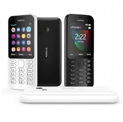 Nokia 222 Dual sim (White)- 2.4Inch/ 2 sim