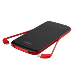 Pin sạc dự phòng Veger V22 10000mAh (Đen Đỏ)