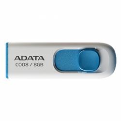 Thẻ nhớ USB Adata C008 8Gb (White)