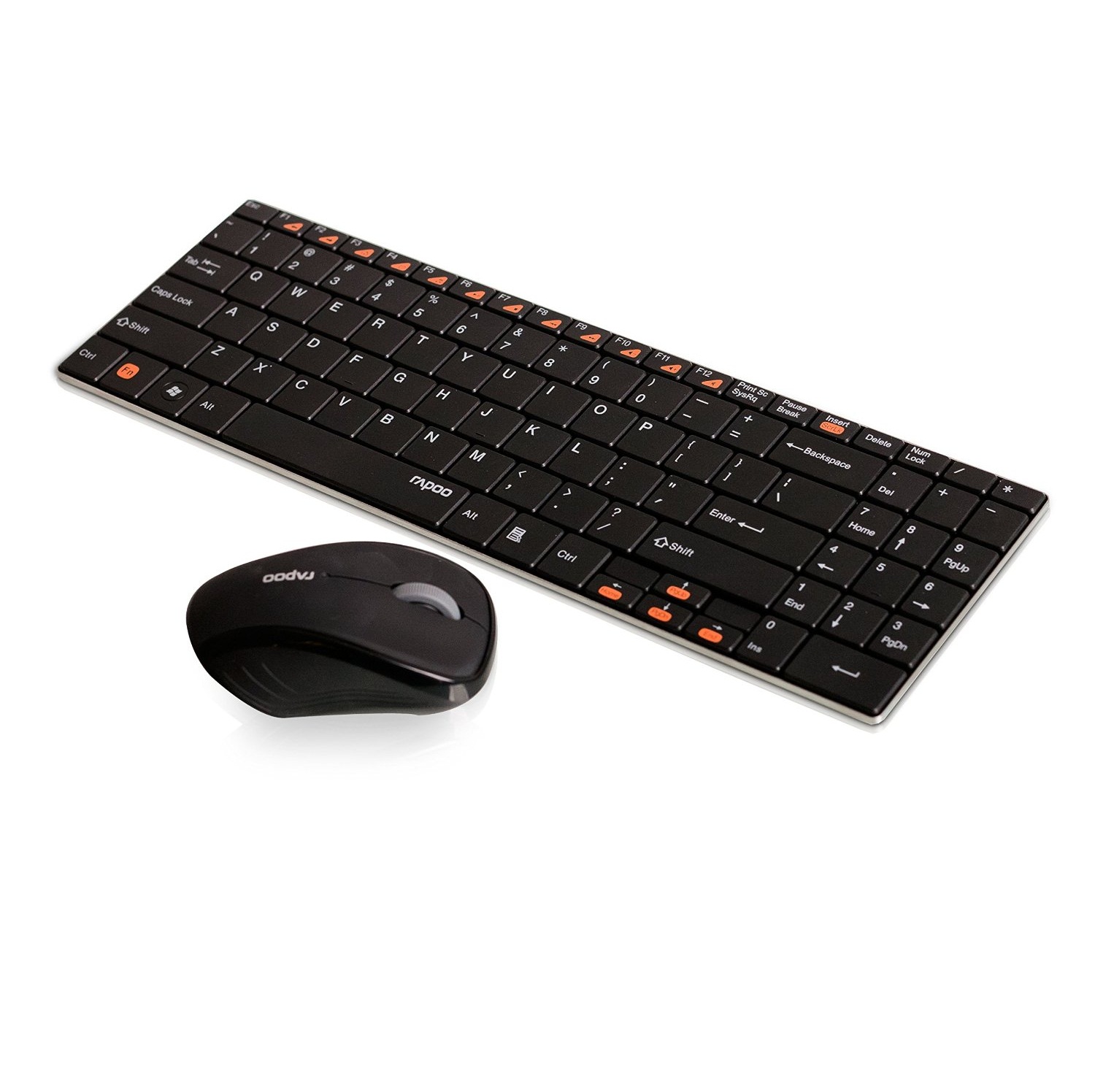 Bộ bàn phím chuột không dây Rapoo 9060 (USB-Wireless, Không dây)