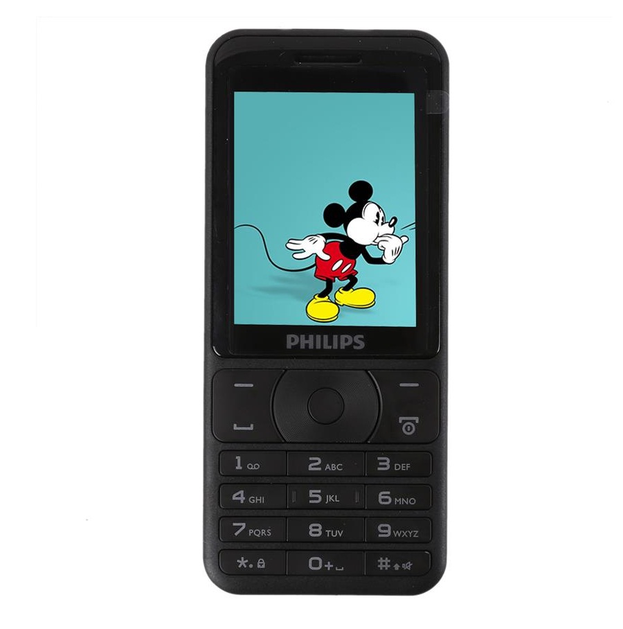 Điện thoại Philips  E180 (Black)- 2.4Inch/ 2 Sim