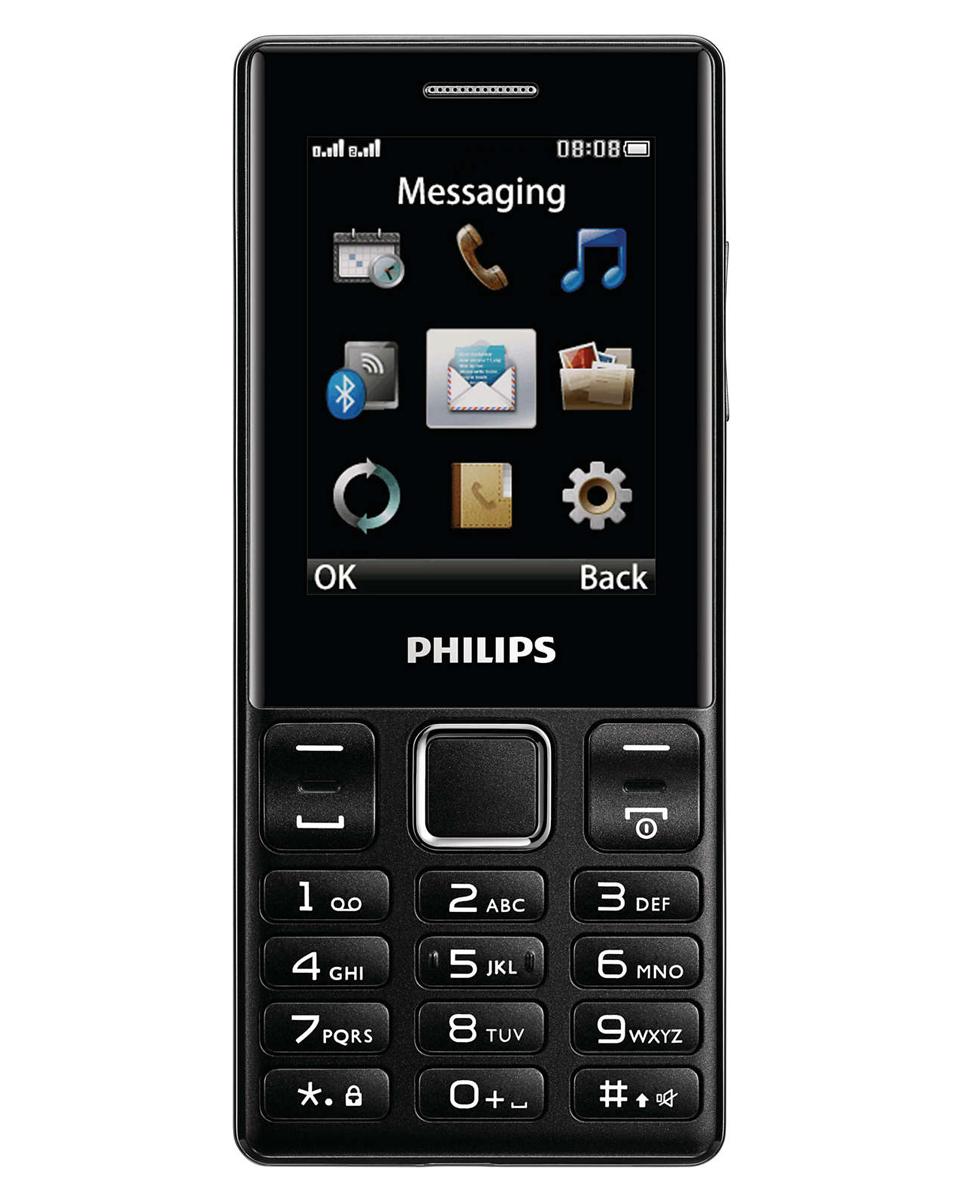 Philips  E170 (Black)- 2.4Inch/ 2 Sim