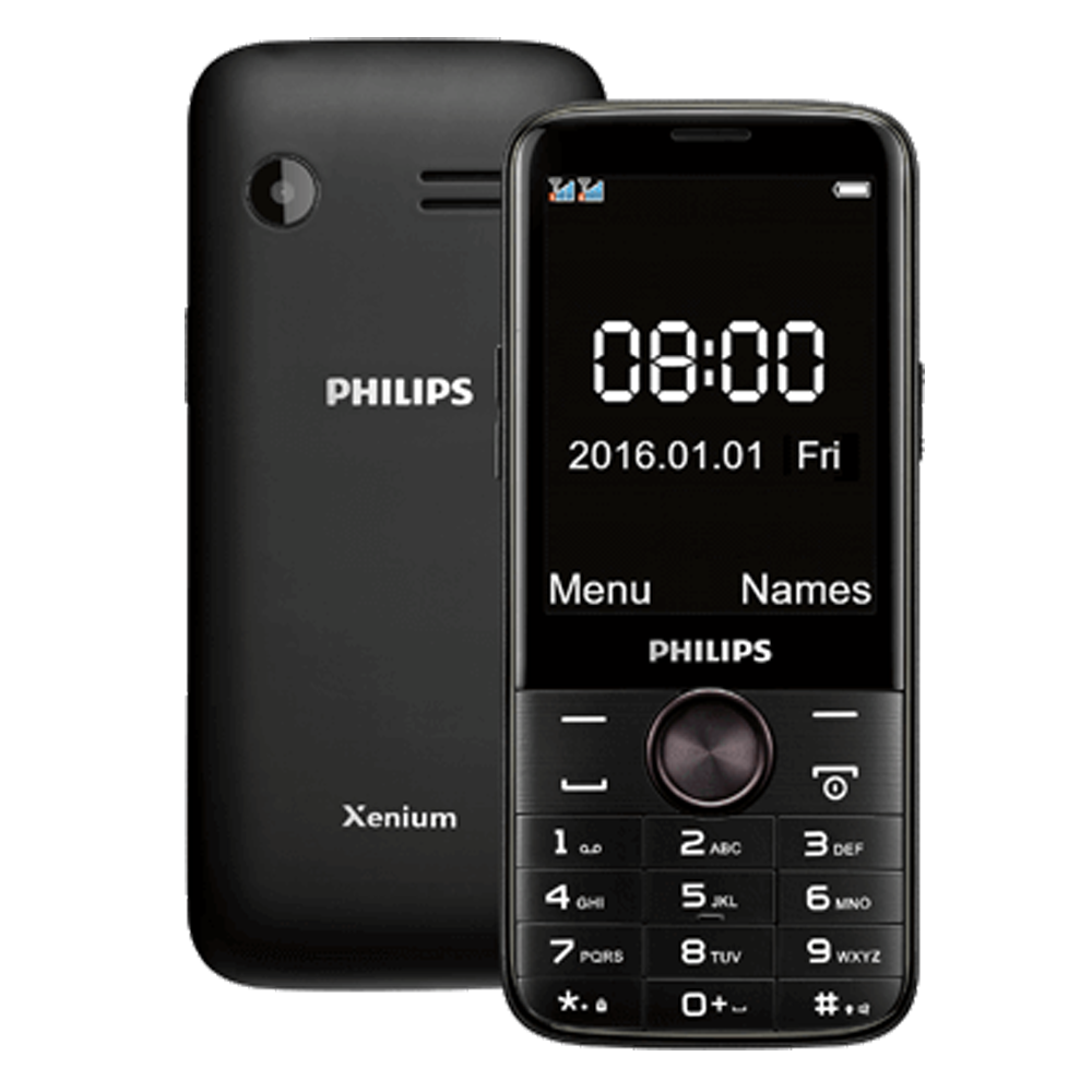 Philips  E330 (Black)- 2.8Inch/ 2 Sim