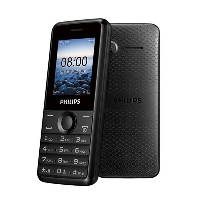 Philips  E103 (Black)- 1.8Inch/ 2 Sim
