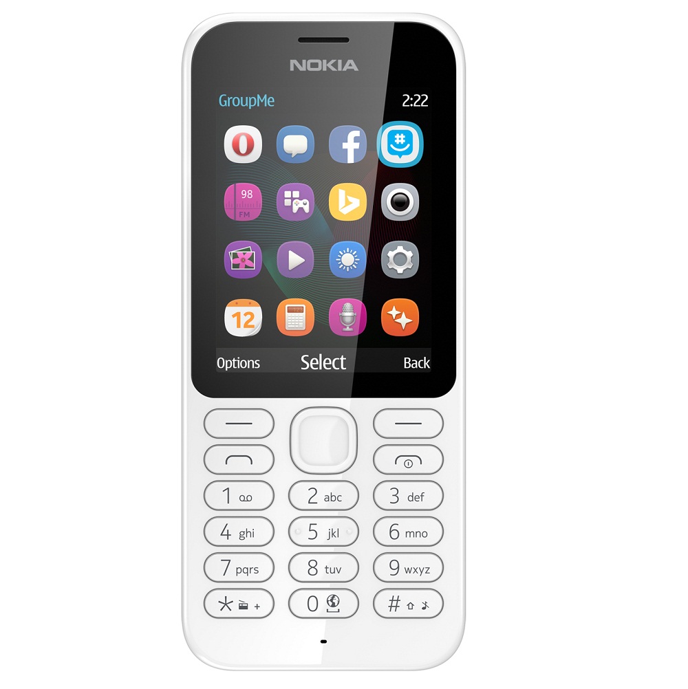 Nokia/ Microsoft  222 Dual sim (White)- 2.4Inch/ 2 sim