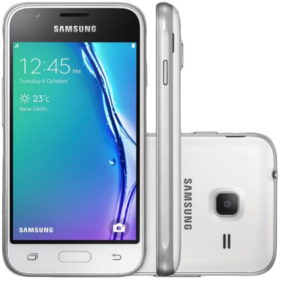 Samsung Galaxy J1 Mini (J105) (White)- 4.0Inch/ 8Gb/ 2 sim