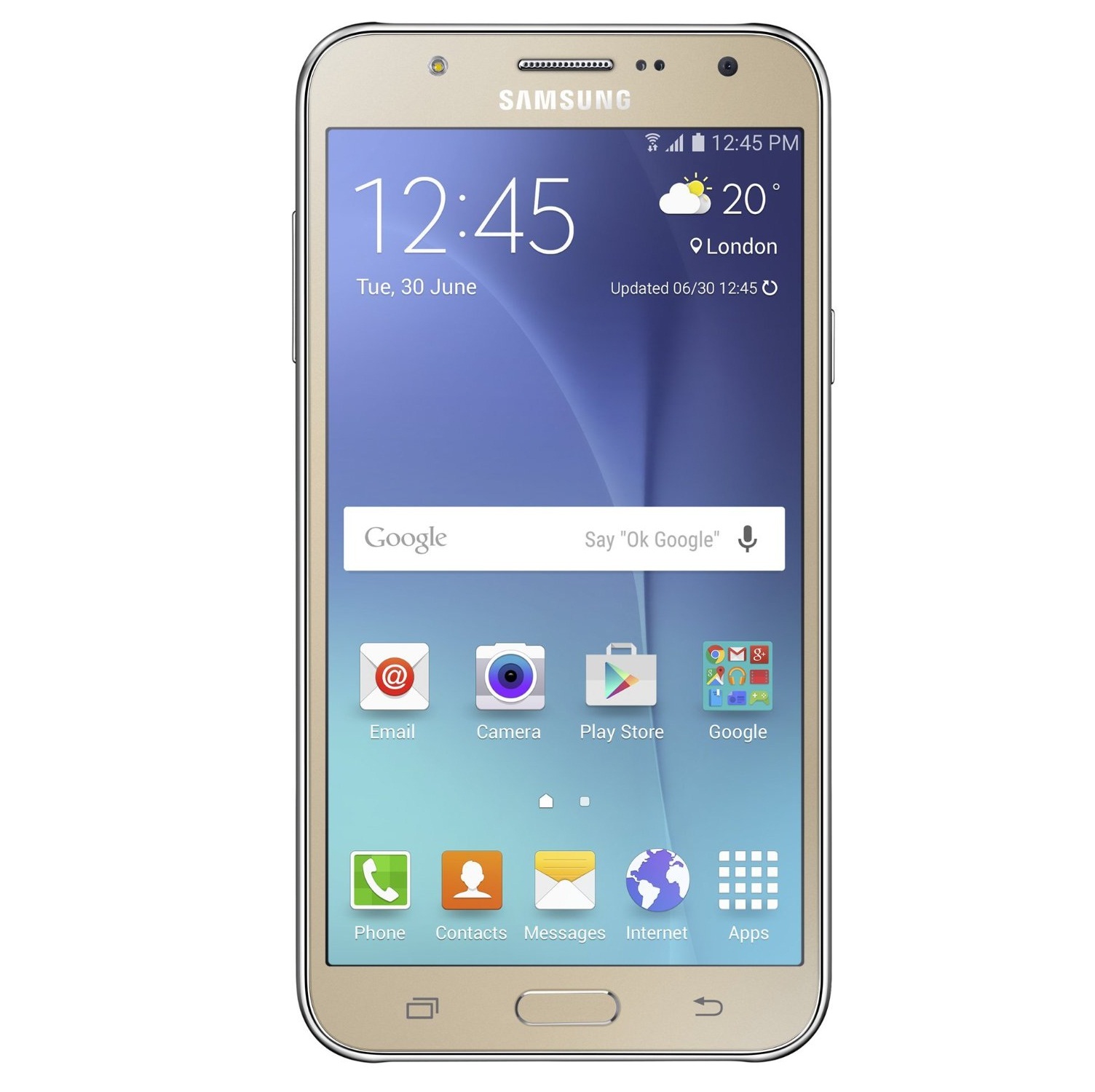 Samsung Galaxy J7 (2016) (Gold)- 5.5Inch/ 16Gb/ 2 sim