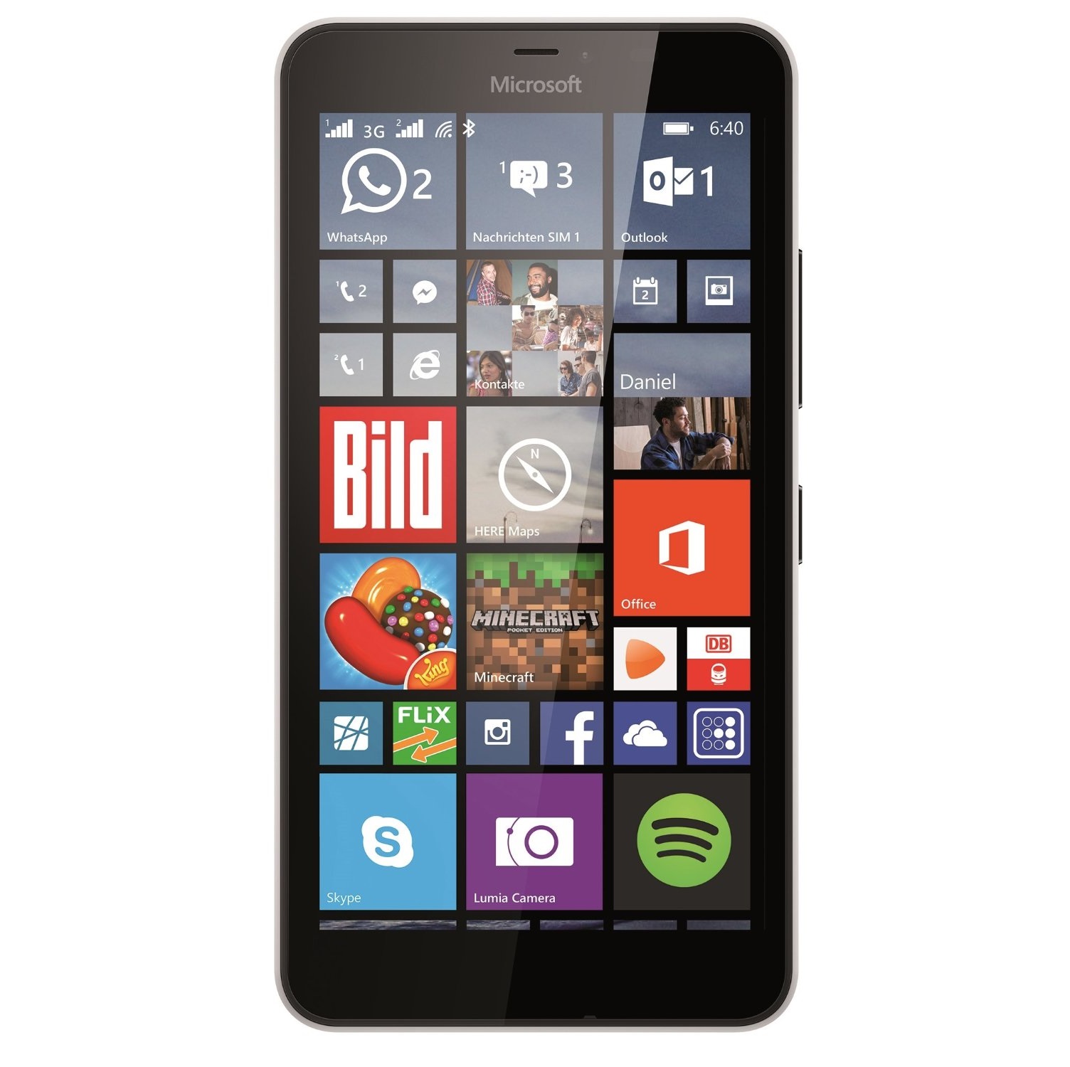Nokia Lumia 640XL (White)- 5.7Inch/ 8Gb/ 2 Sim