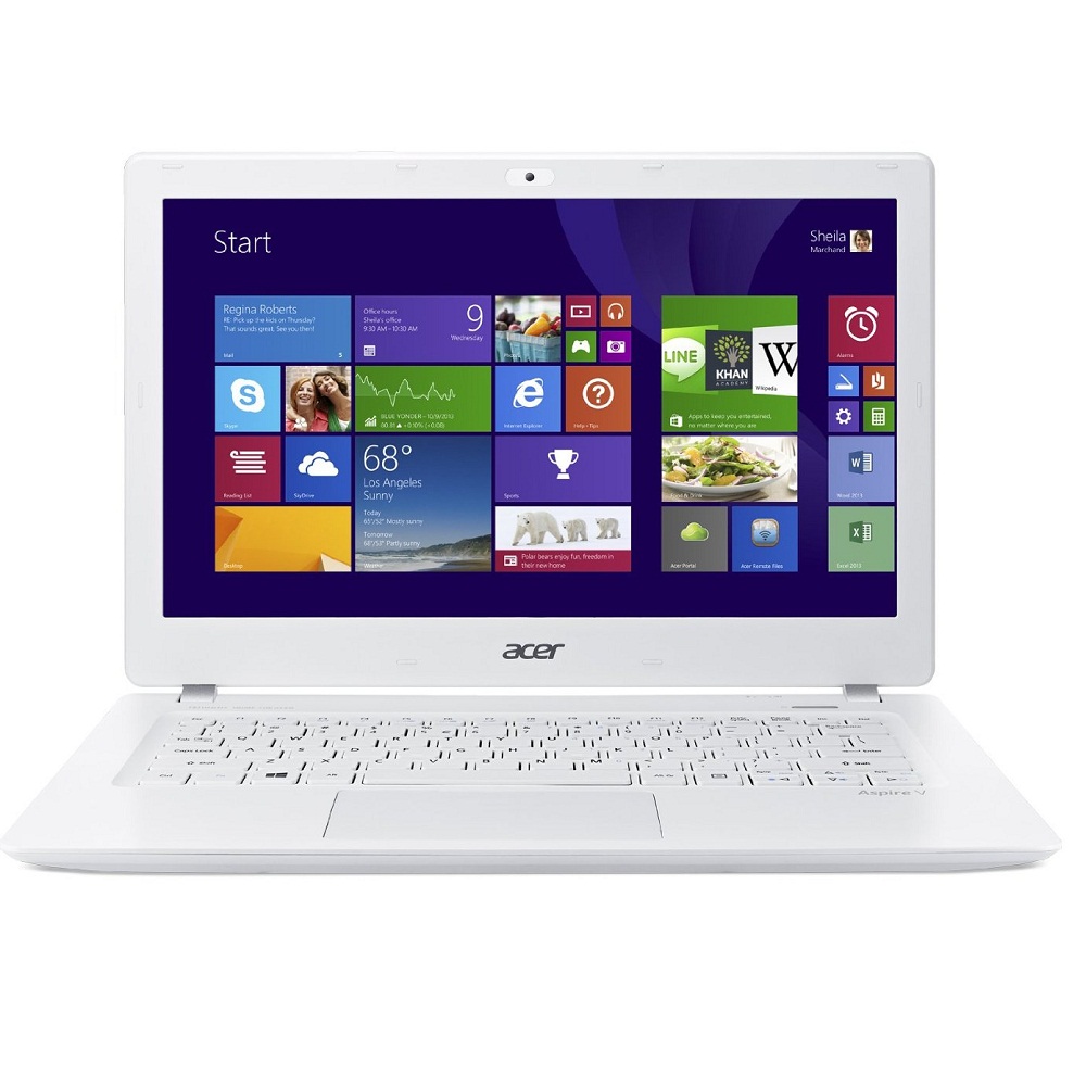 Máy tính xách tay Acer Aspire V3 371-355X NX.MPFSV.003 (White)