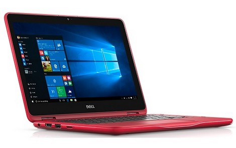 Máy tính xách tay Dell Inspiron 3168-TRDM71 (Red)- Xoay 360 độ, màn hình cảm ứng