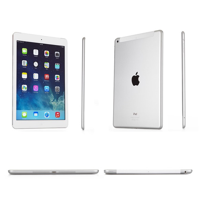 Apple iPad Air 2 Retina Cellular (Silver)- 16Gb/ 9.7Inch/ 3G + LTE + Wifi + Bluetooth