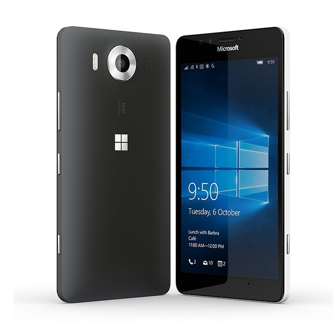 Nokia/ Microsoft Lumia 950 (Black/White/Cyan)- 5.2Inch/ 32Gb/ 1 sim