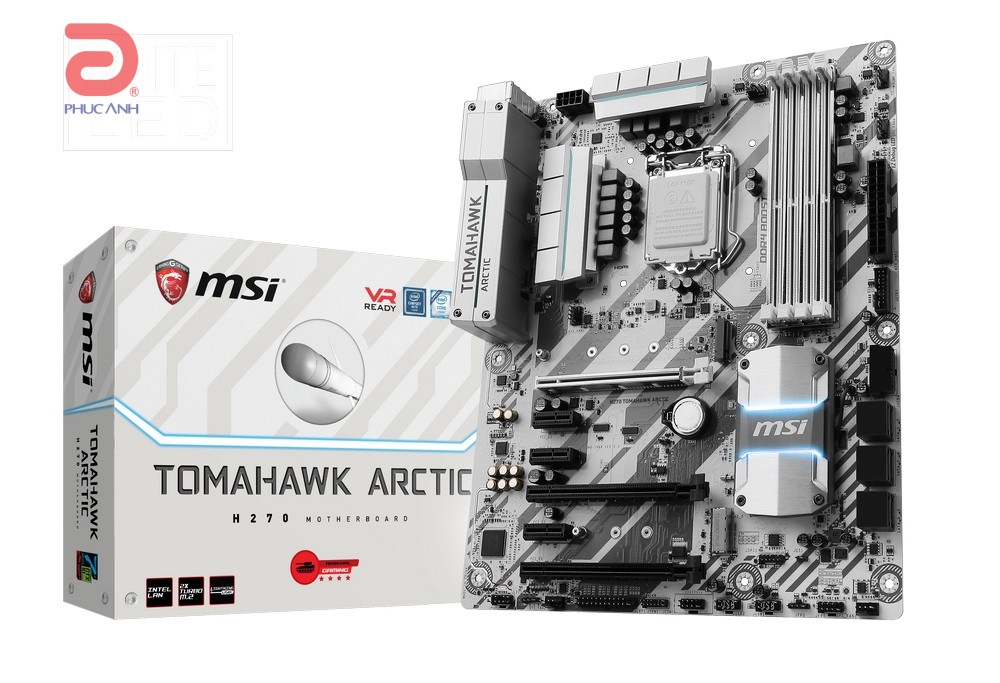 MSI H270M TOMAHAWK ARCTIC (Chipset Intel H270/ Socket LGA1151/ VGA onboard)