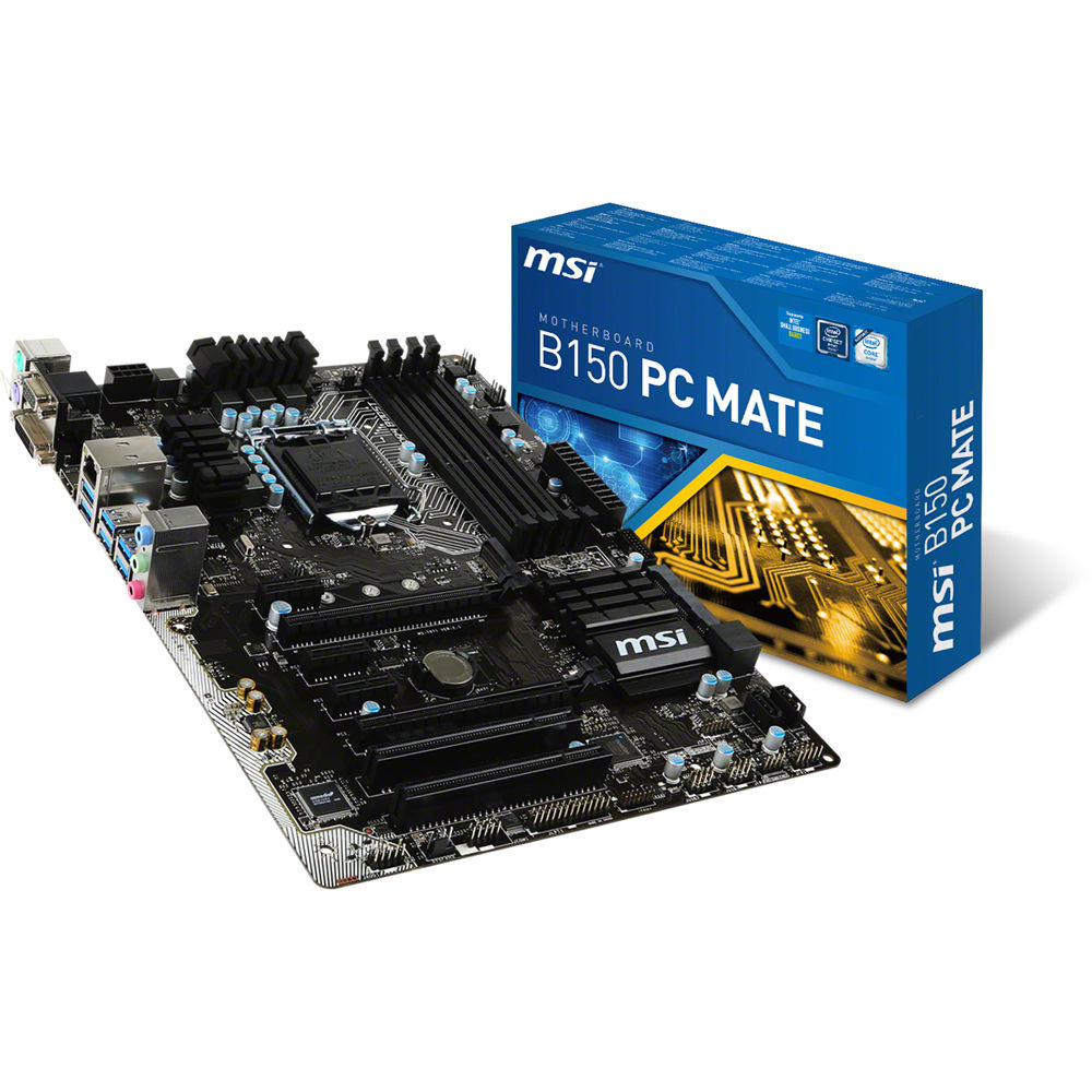 MSI B150 PC MATE (Chipset Intel B150/ Socket LGA1151/ VGA onboard)