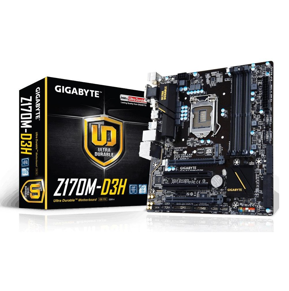 Gigabyte Z170M-D3H (Chipset Intel Z170/ Socket LGA1151/ VGA onboard)