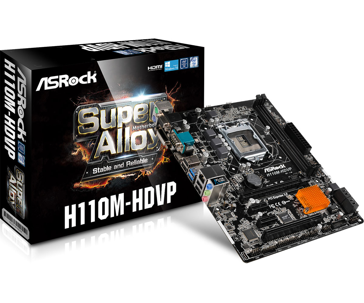Asrock H110M-HDVP (Chipset Intel H110/ Socket LGA1151/ VGA onboard)