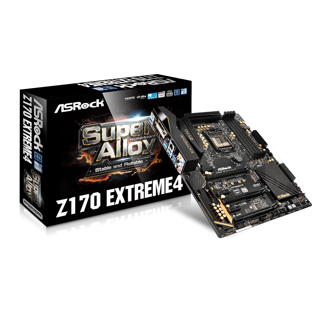 Asrock Z170 Extreme 4 (Chipset Intel Z170/ Socket LGA1151/ VGA onboard)